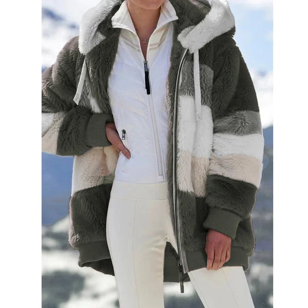 Berg-Feldt | Fleecejacke mit Kapuze - Langarm