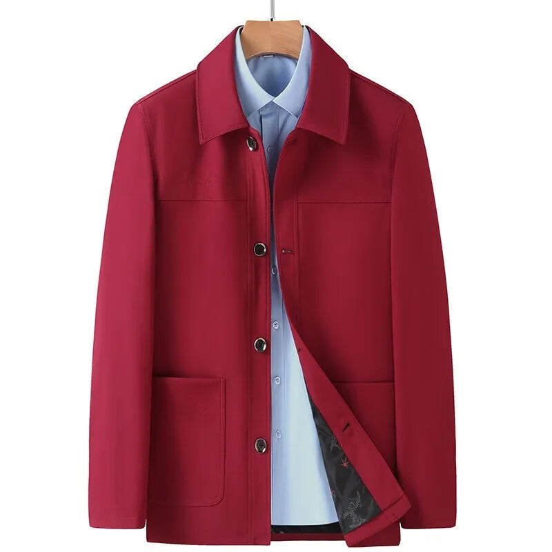 Berg-Feldt | Freizeitjacke mit Aufgesetzten Taschen und Knöpfen - Samuel