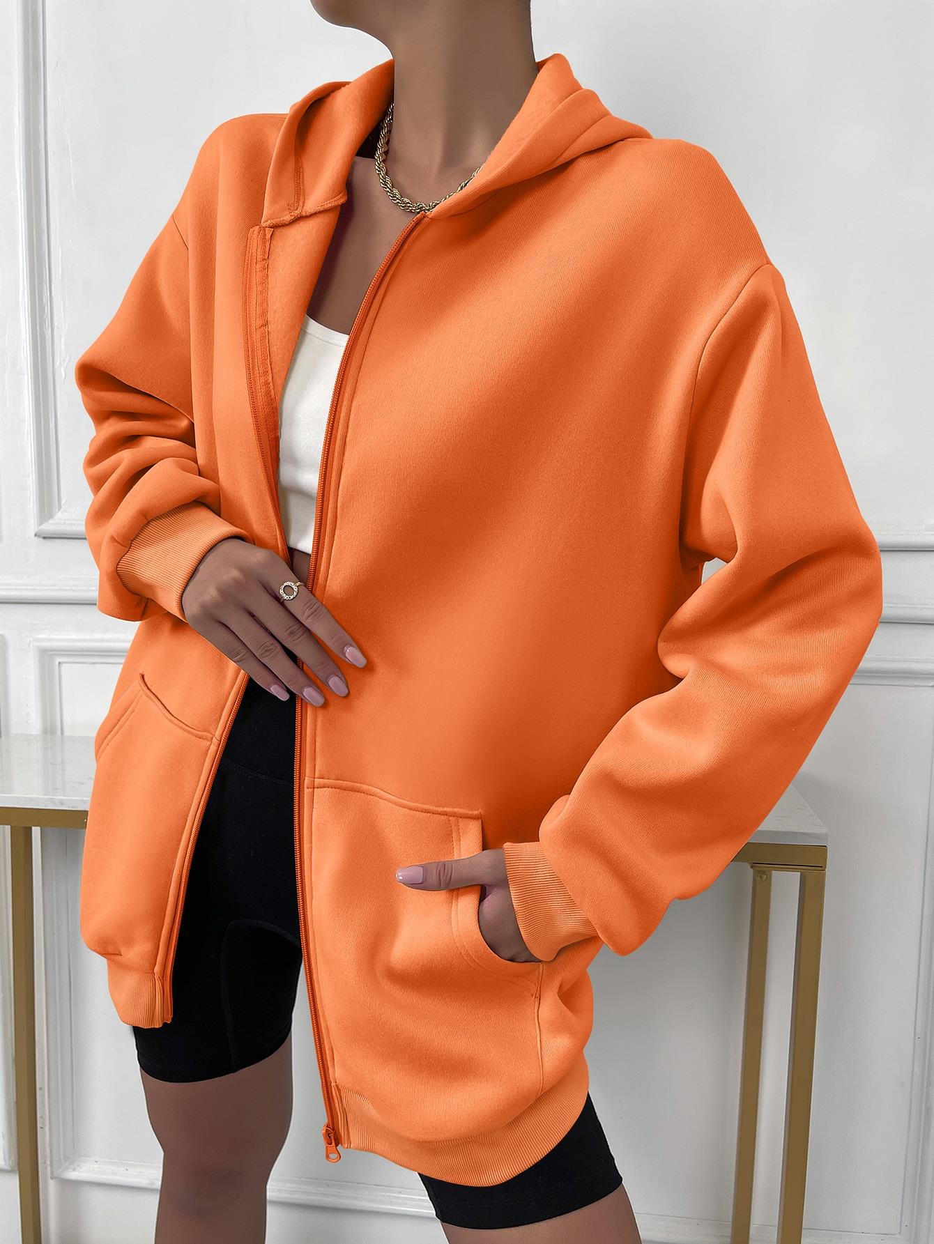 Berg-Feldt | Gilet zippé à capuche pour femme