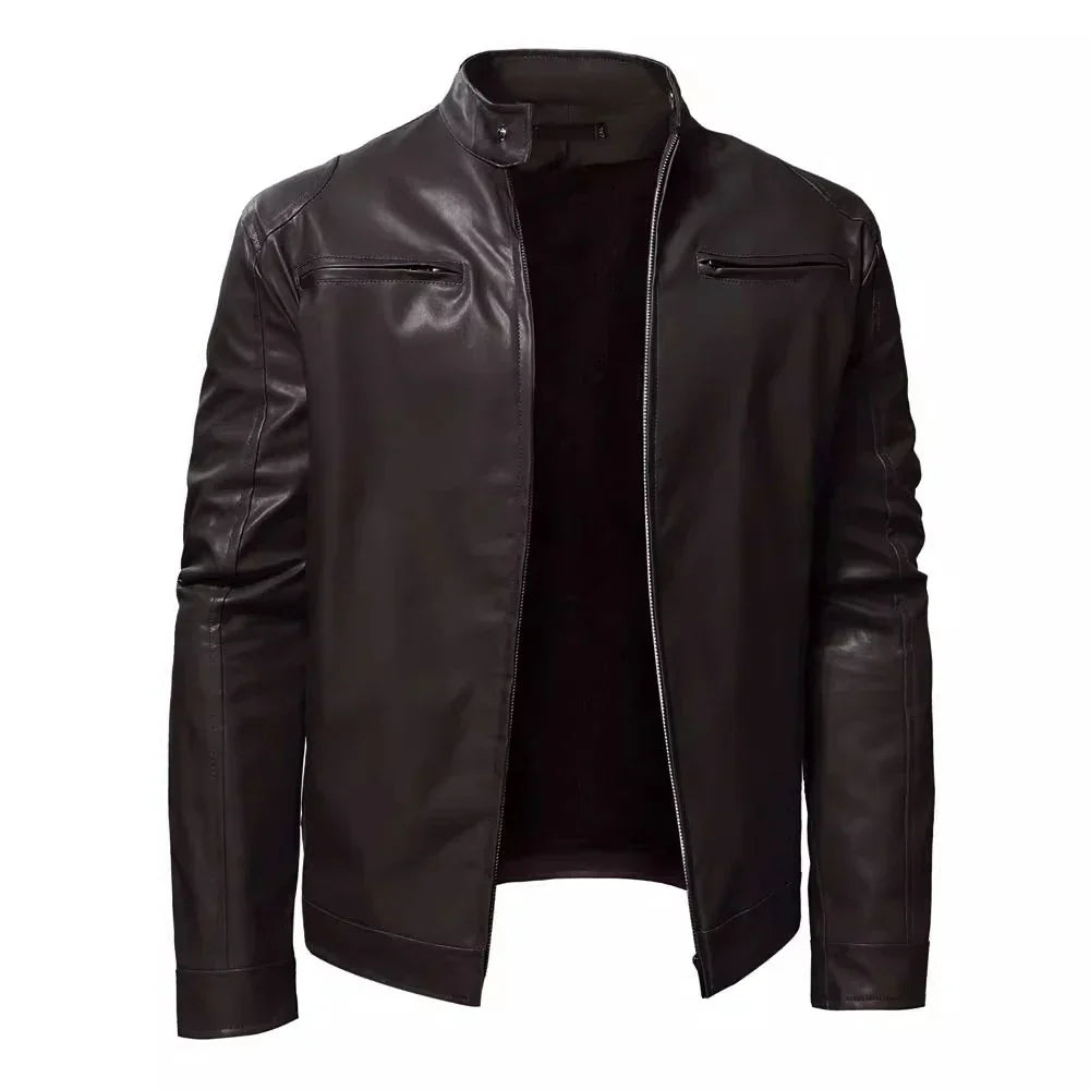 Berg-Feldt | Blouson en cuir intemporel au style motard