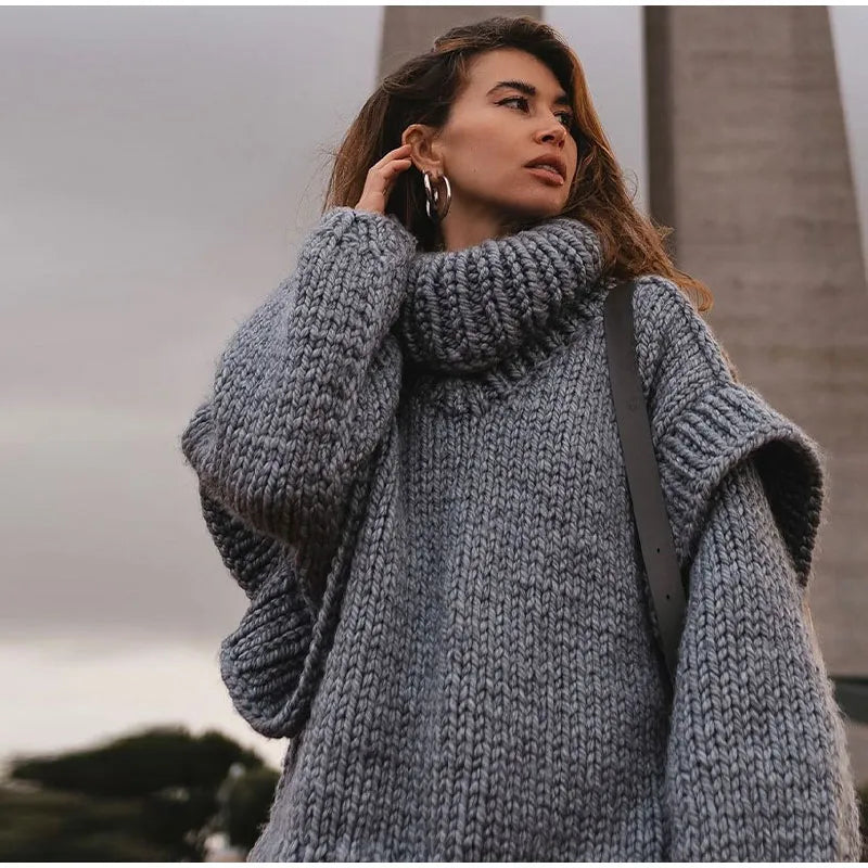 Berg-Feldt | Pull en Maille Épaisse Oversize et Tendance Parfait pour l'Automne