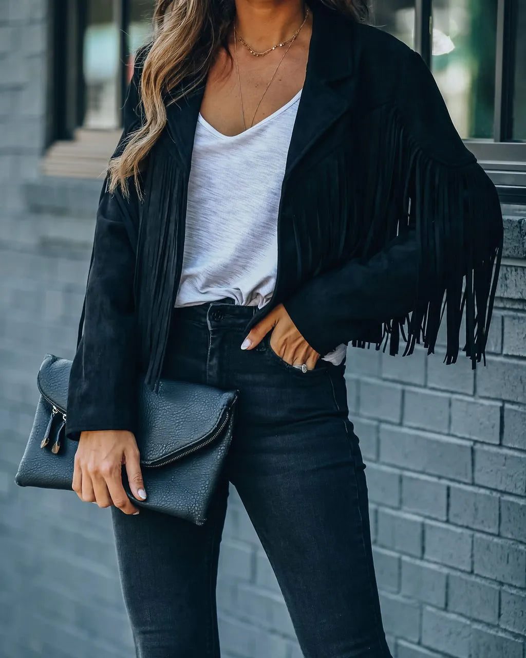 Berg-Feldt | Veste de moto en daim pour femme