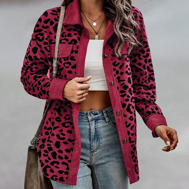 Berg-Feldt | Gemusterte Luipaard Jacke Stil