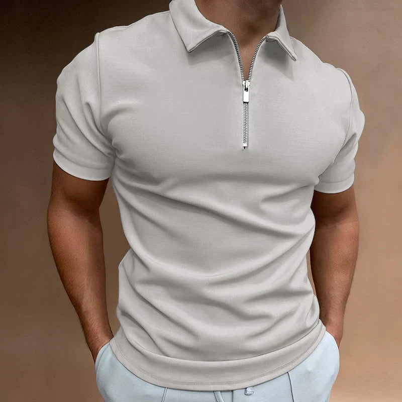 Polo JAXON avec fermeture éclair