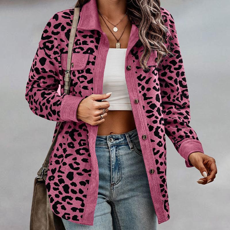 Berg-Feldt | Gemusterte Luipaard Jacke Stil