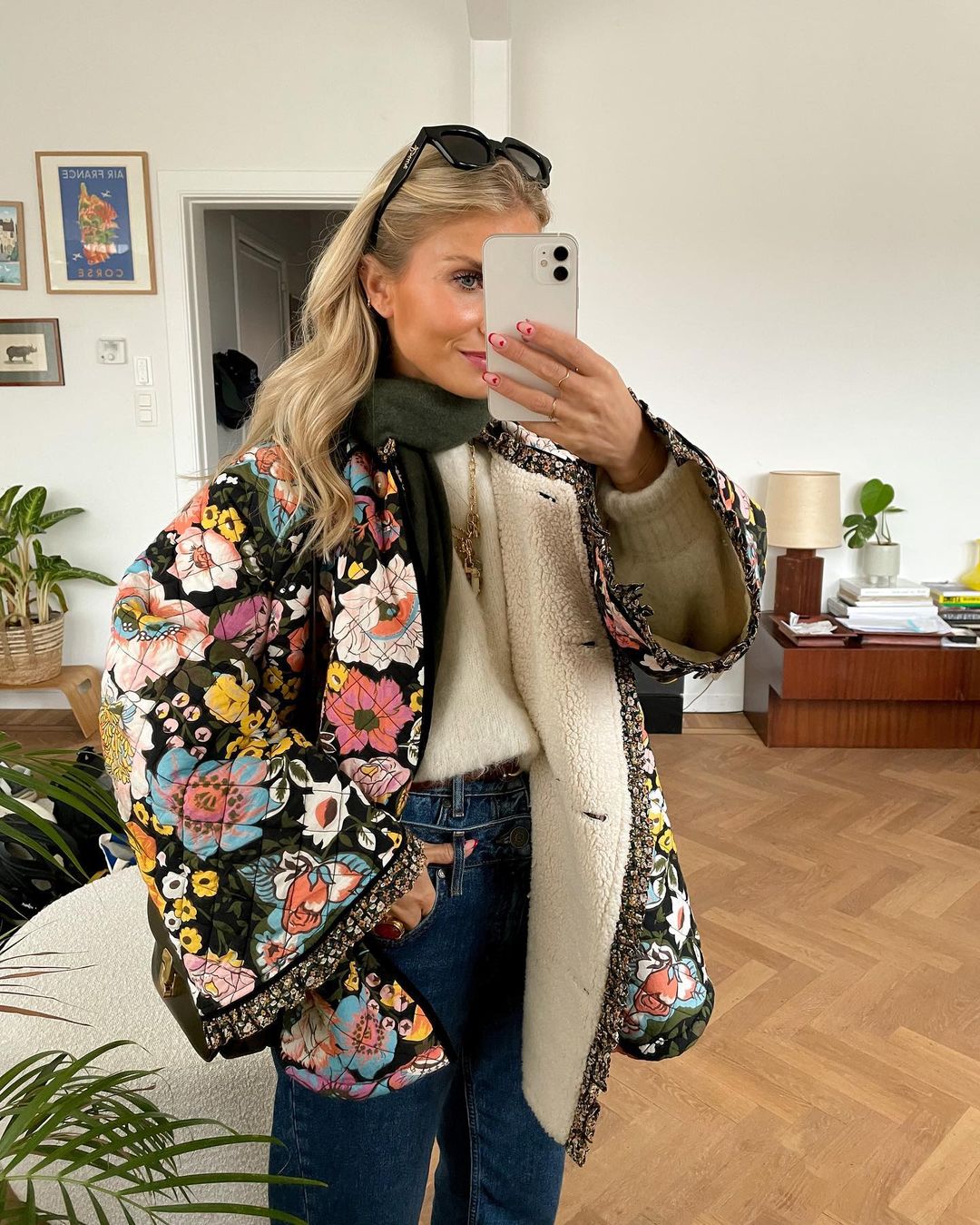 Berg-Feldt | Damenjacke mit Floralem Druck