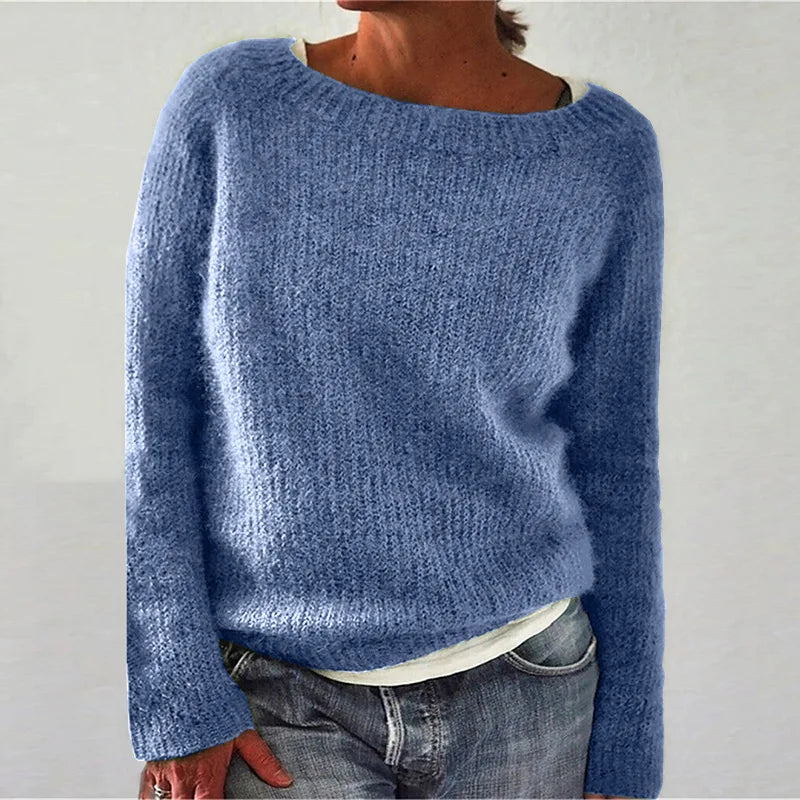 Berg-Feldt | Loser Strickboot Hals Pullover