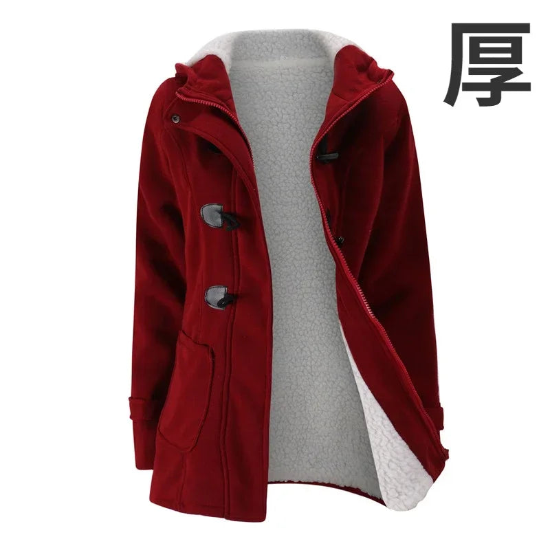 Manteau d'hiver décontracté style julienne