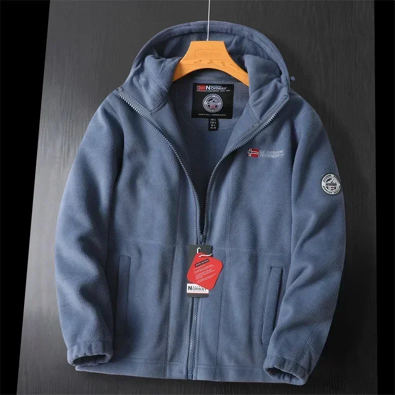 Berg-Feldt | Extra warme Zip Kapuzenjacke