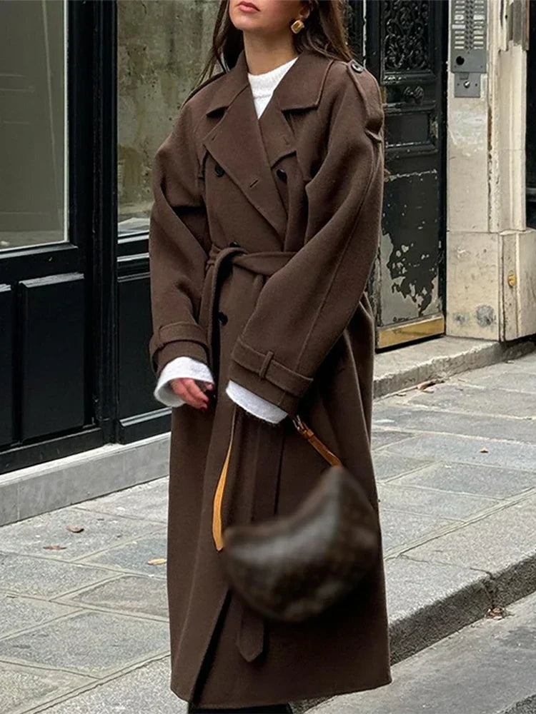 Berg-Feldt | Manteau en laine - Manteau pour femmes pour l'automne et l'hiver