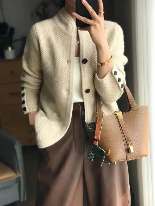 Damen Strickjacke mit Taschen, weich
