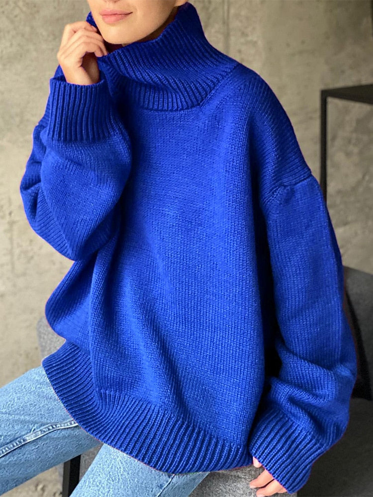 Berg-Feldt | Lässiger Lockerer Rollkragenpullover