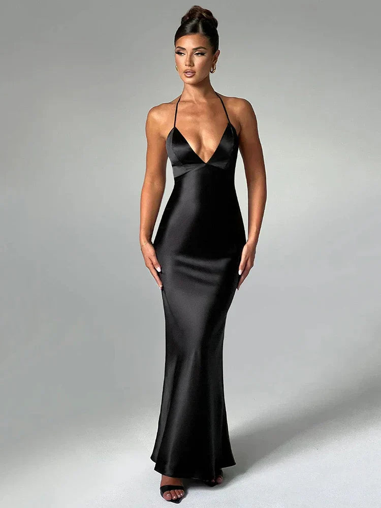 Robe de nuit Liana à dos nu