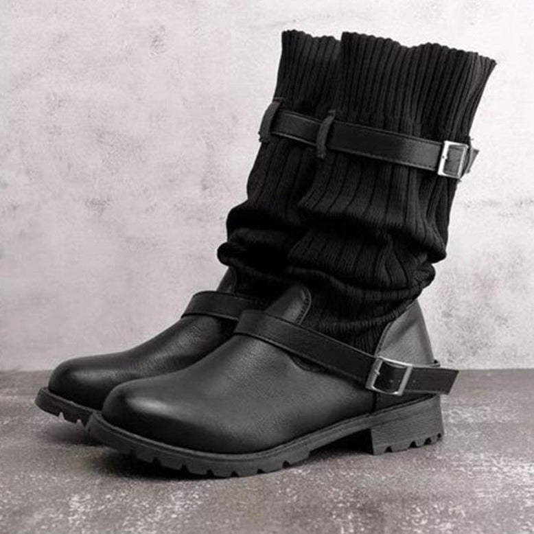 Berg-Feldt | Bottes en laine et cuir