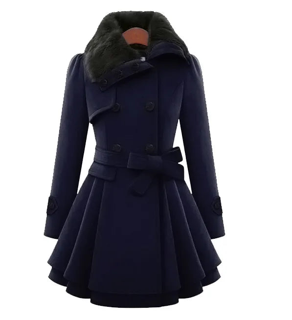 Berg-Feldt | Trench-coat Femme Coupe Slim Manteau Élégant