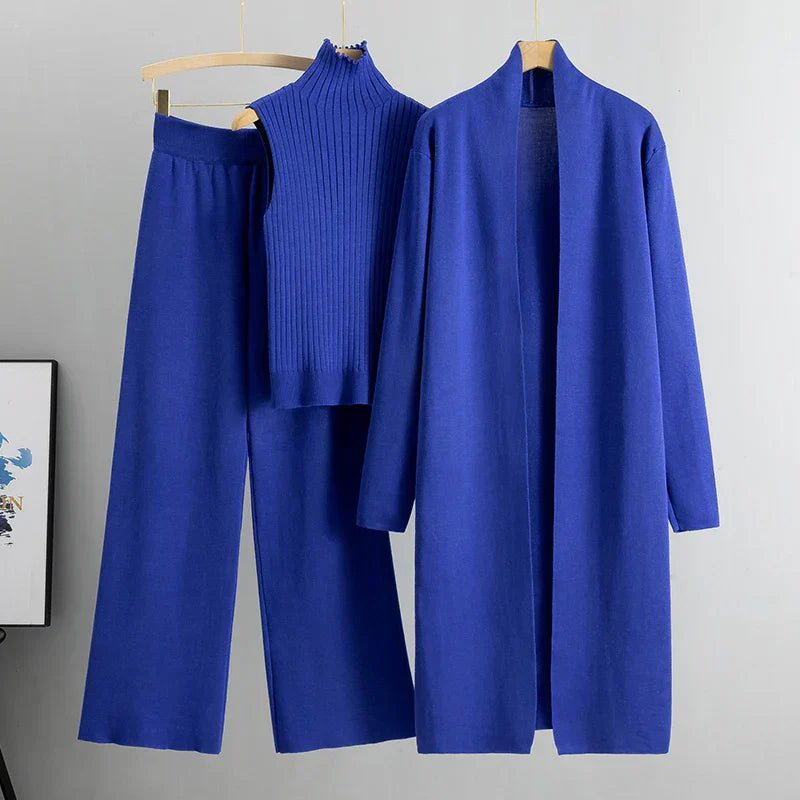 Berg-Feldt | delige gestrickte Set - stilvolle Damen Loungebekleidung