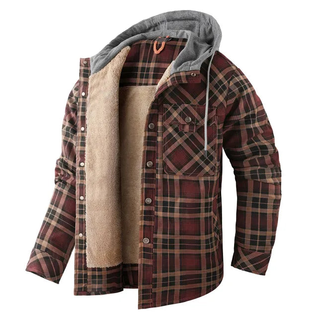 Berg-Feldt | Veste chemise à carreaux chaude