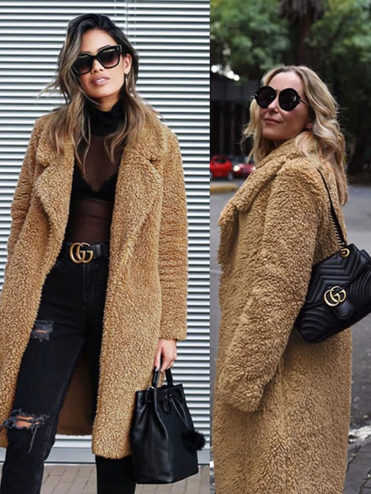 Berg-Feldt | Kunstpelzjacke - luxuriöse Damenoberbekleidung