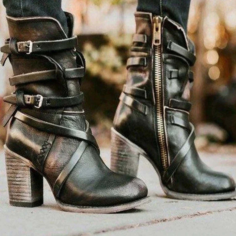 Berg-Feldt | Frauen Retro Stiefel