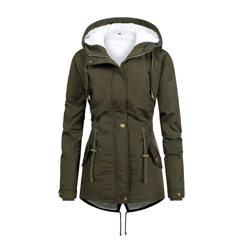 Berg-Feldt | Veste mi-longue à capuche coupe-vent
