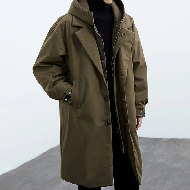 Berg-Feldt | Eleganter langer Mantel für Herren