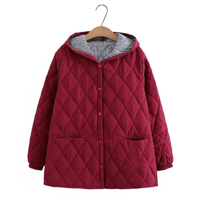 Berg-Feldt | Übergrößen Winterjacke aus Baumwolle für Damen