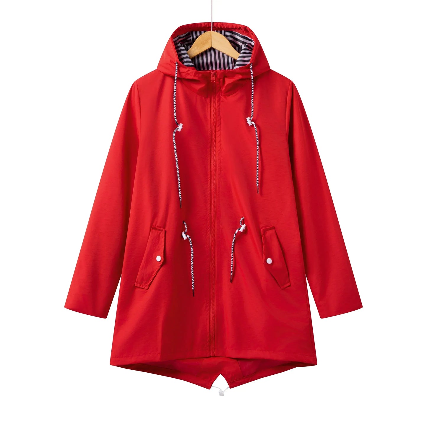 Berg-Feldt | Trench-coat imperméable à capuche décontracté pour femme