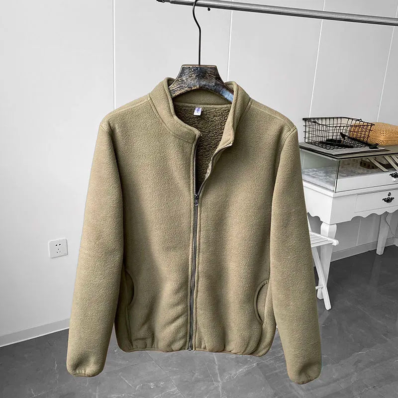 Berg-Feldt | Fleecejacke mit Stehkragen