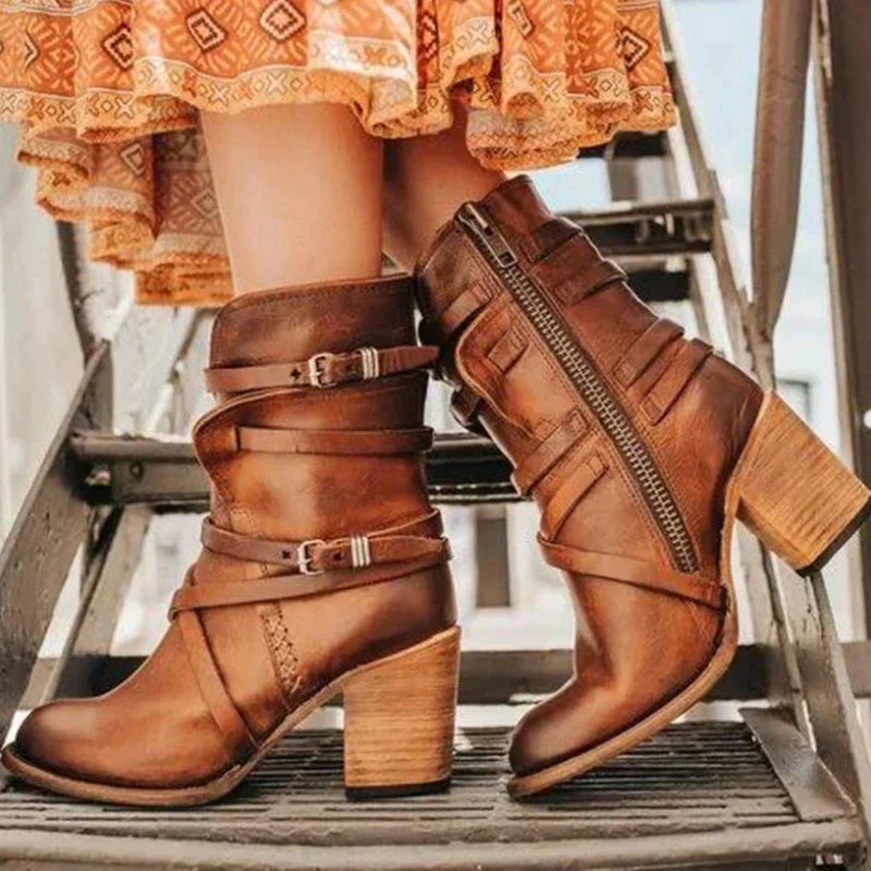 Berg-Feldt | Frauen Retro Stiefel