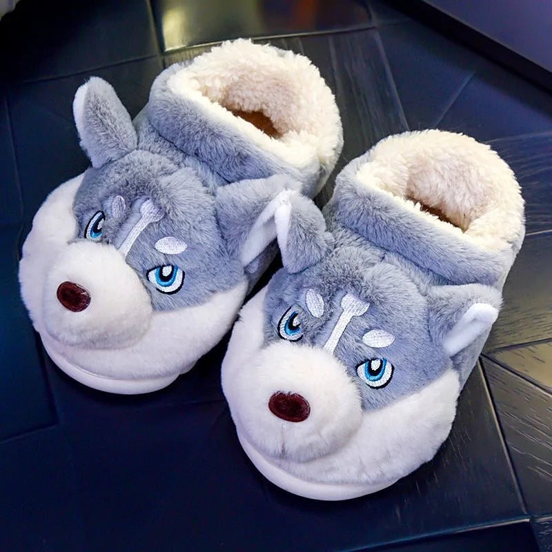Berg-Feldt | Pantoufles douces pour femmes, jolies pantoufles Husky pour la maison