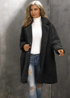 Berg-Feldt | Gemütliche Warme Winterjacke für Frauen mit Offenem Vorderteil