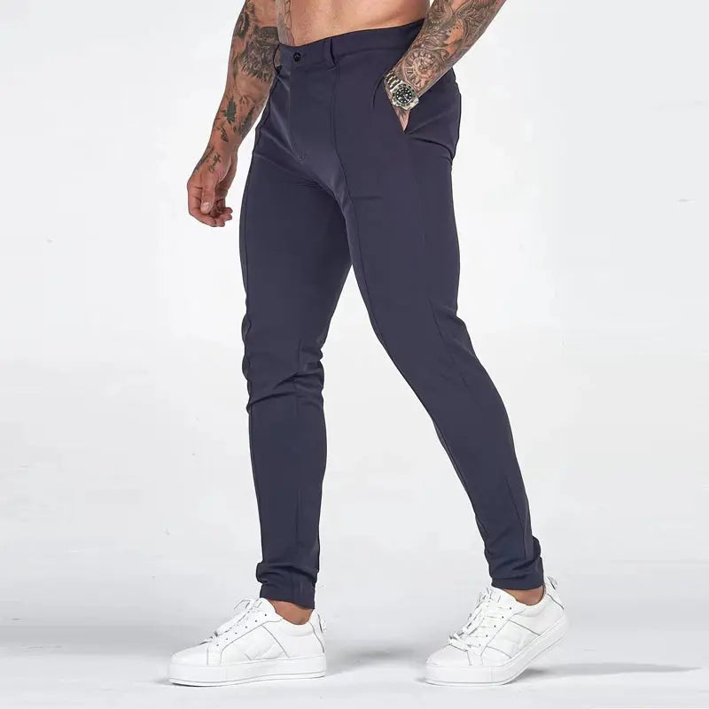 Pantalon pour homme Berg-Feldt à fermeture éclair et coupe parfaite