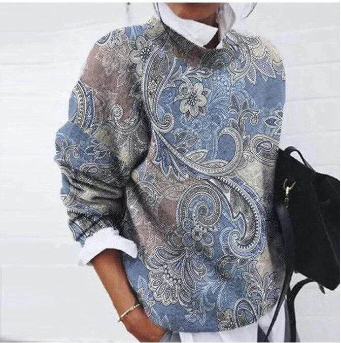 Berg-Feldt | Eleganter Pullover mit Druck