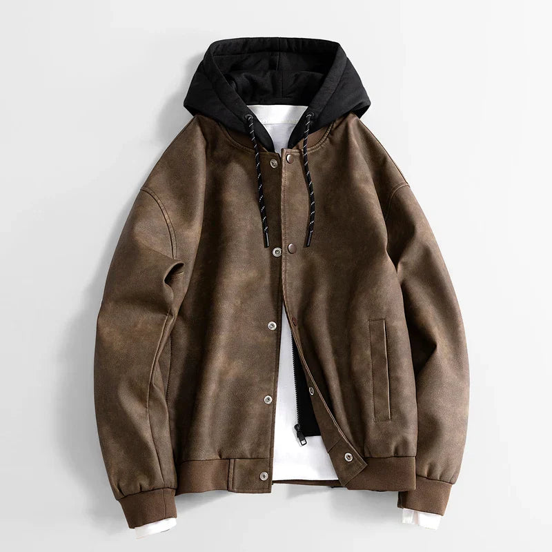 Berg-Feldt | Veganes lässiges Herrenjacke mit Kapuze