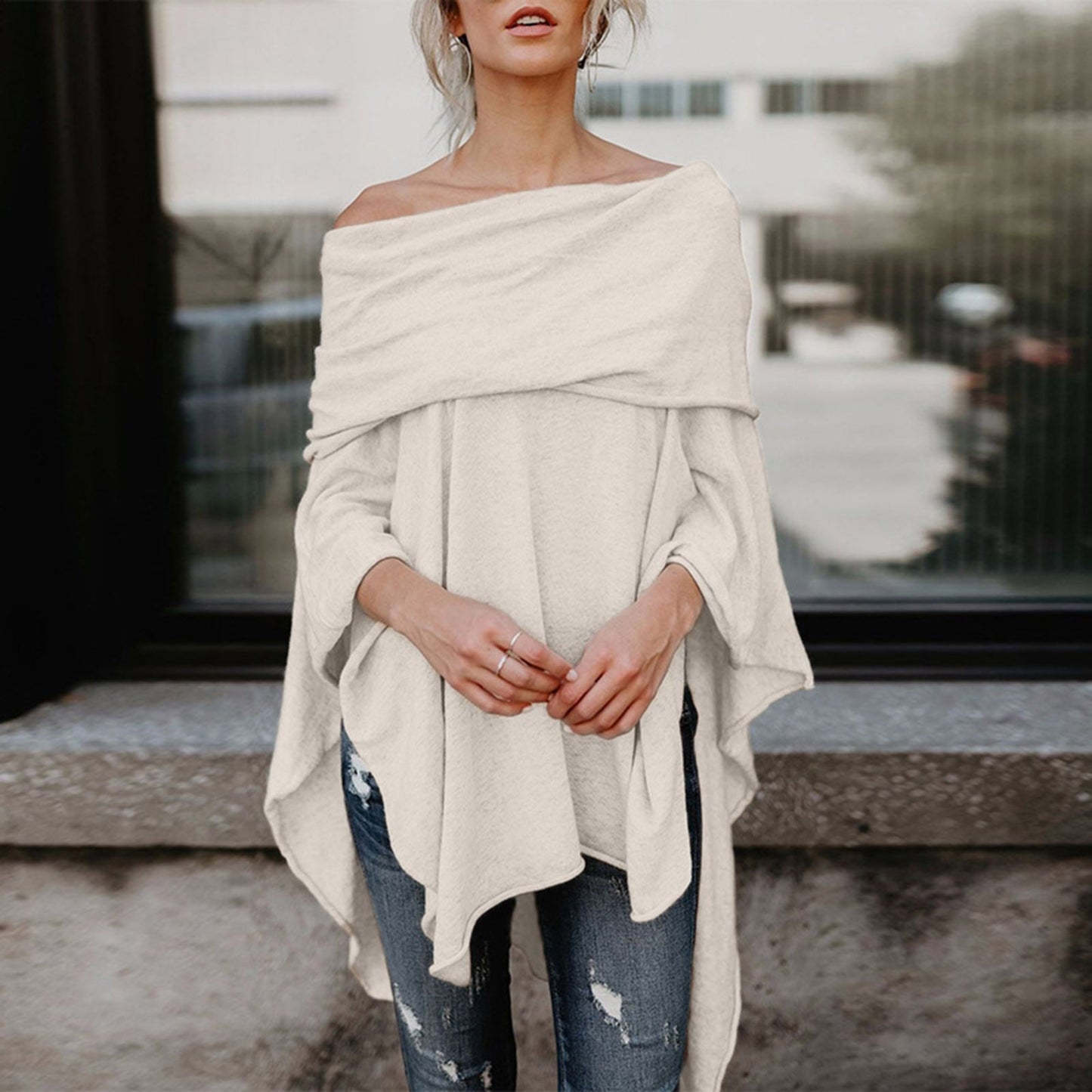 Lockere Langarm Bluse - Aurora