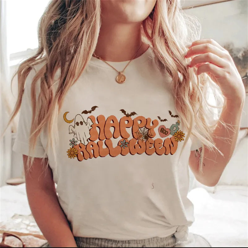 T-shirt d'Halloween d'automne élégant Doris