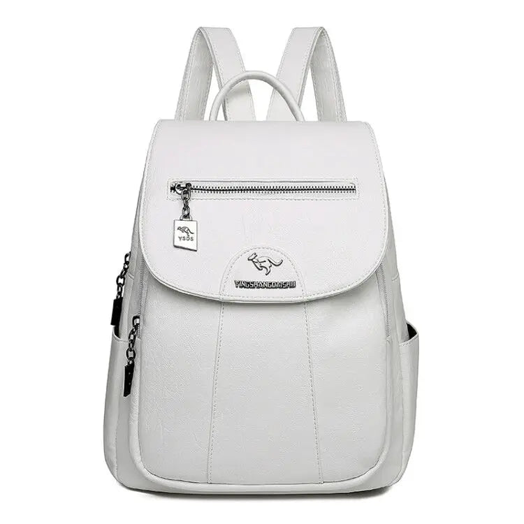 Sac à dos en cuir antivol haute capacité pour femme par Berg-Feldt