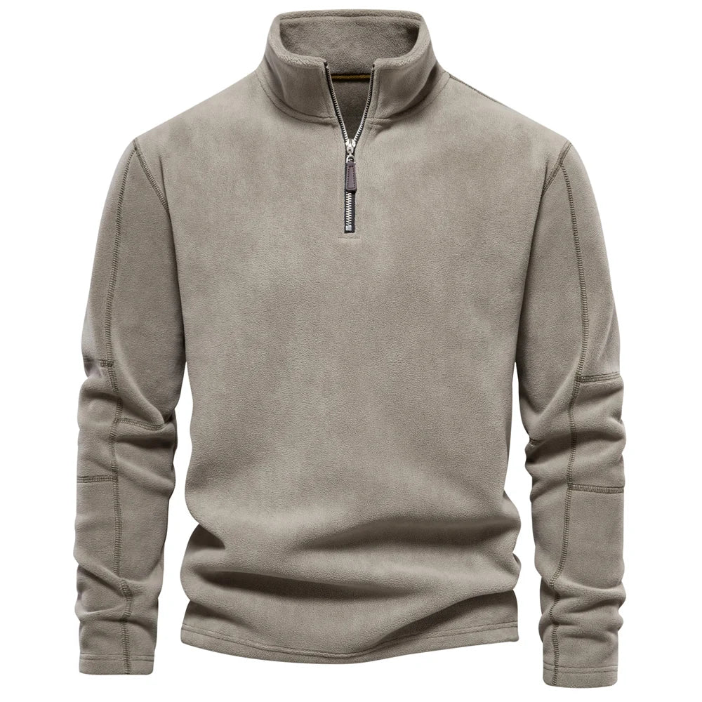 Berg-Feldt | Sweat-shirt polaire doux à fermeture éclair Chaud et confortable Idéal par temps froid