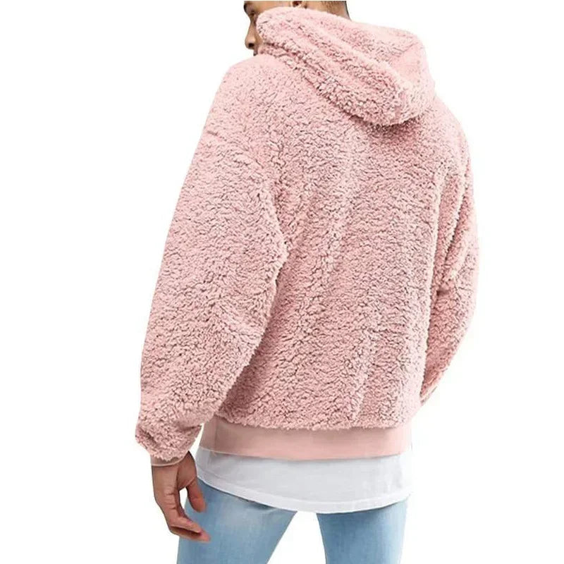 Berg-Feldt | Hoodie mit Weichem Sherpa-textur Polyester-fleece Komfortabel und Trendy