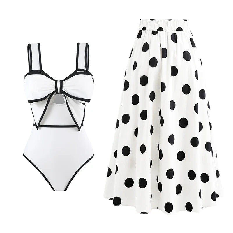 Berg-Feldt Maillot de bain une pièce à nœud pour l'été