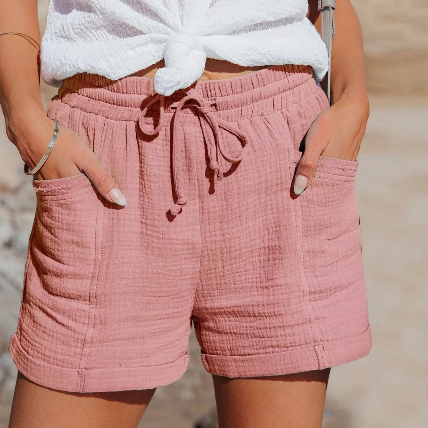 Short d'été en coton Aurelia