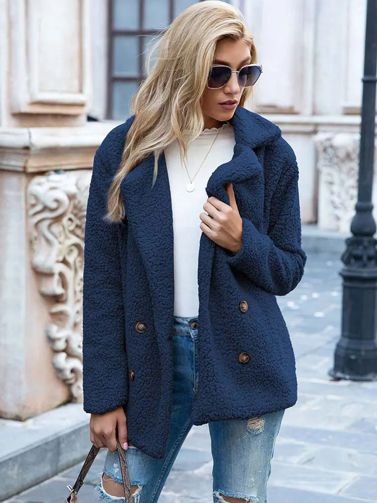 Berg-Feldt | Manteau chaud en peluche pour femme