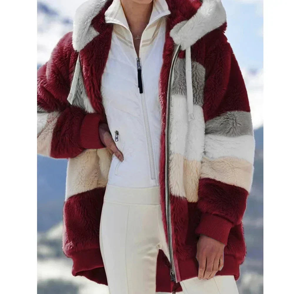 Berg-Feldt | Fleecejacke mit Kapuze - Langarm