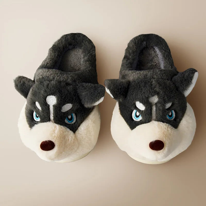 Berg-Feldt | Pantoufles douces pour femmes, jolies pantoufles Husky pour la maison