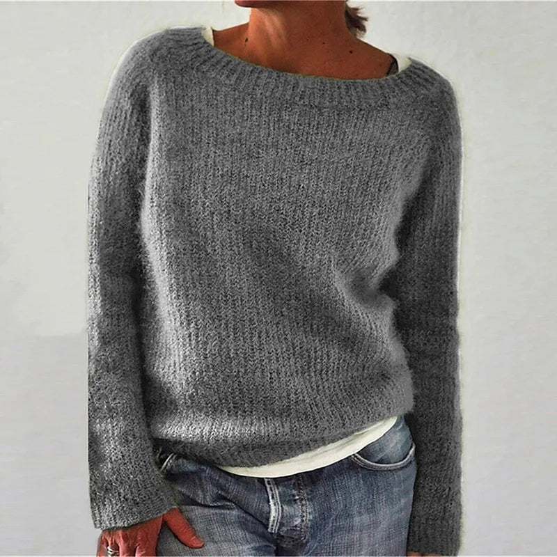 Berg-Feldt | Loser Strickboot Hals Pullover
