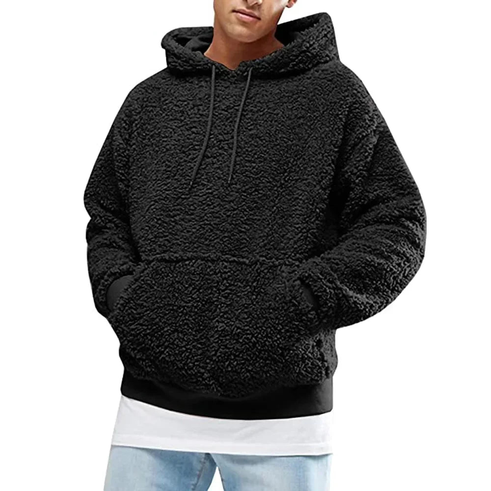Berg-Feldt | Hoodie mit Weichem Sherpa-textur Polyester-fleece Komfortabel und Trendy