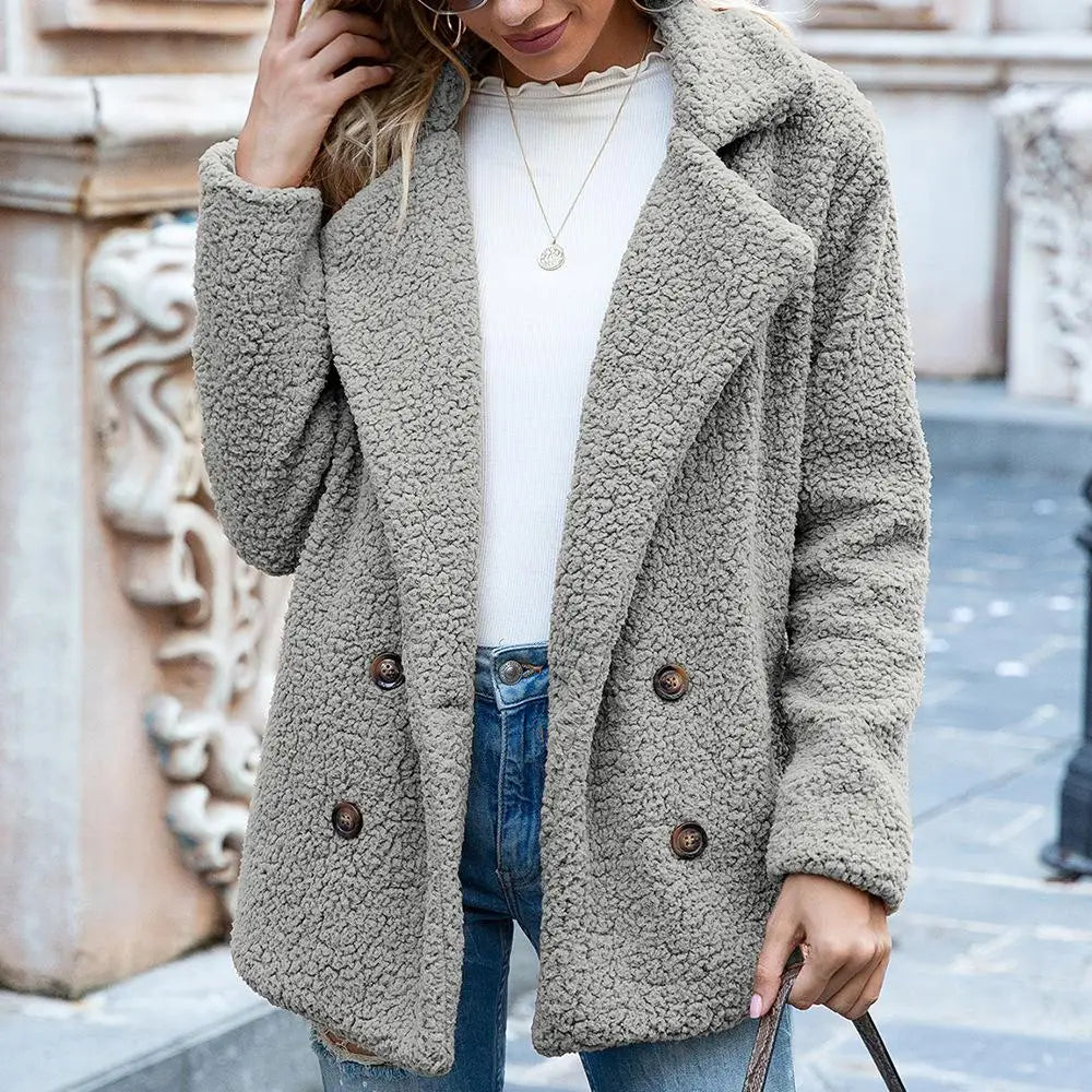 Berg-Feldt | Teddyjacke Braun Flauschig und Trendy