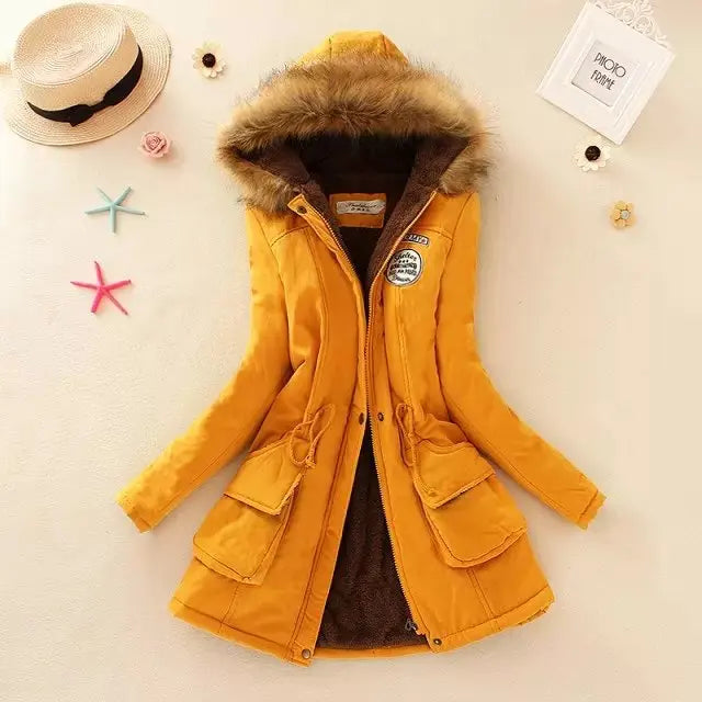 Berg-Feldt | Gepolsterte Baumwolle Herbst Winter Jacke Slim Fit