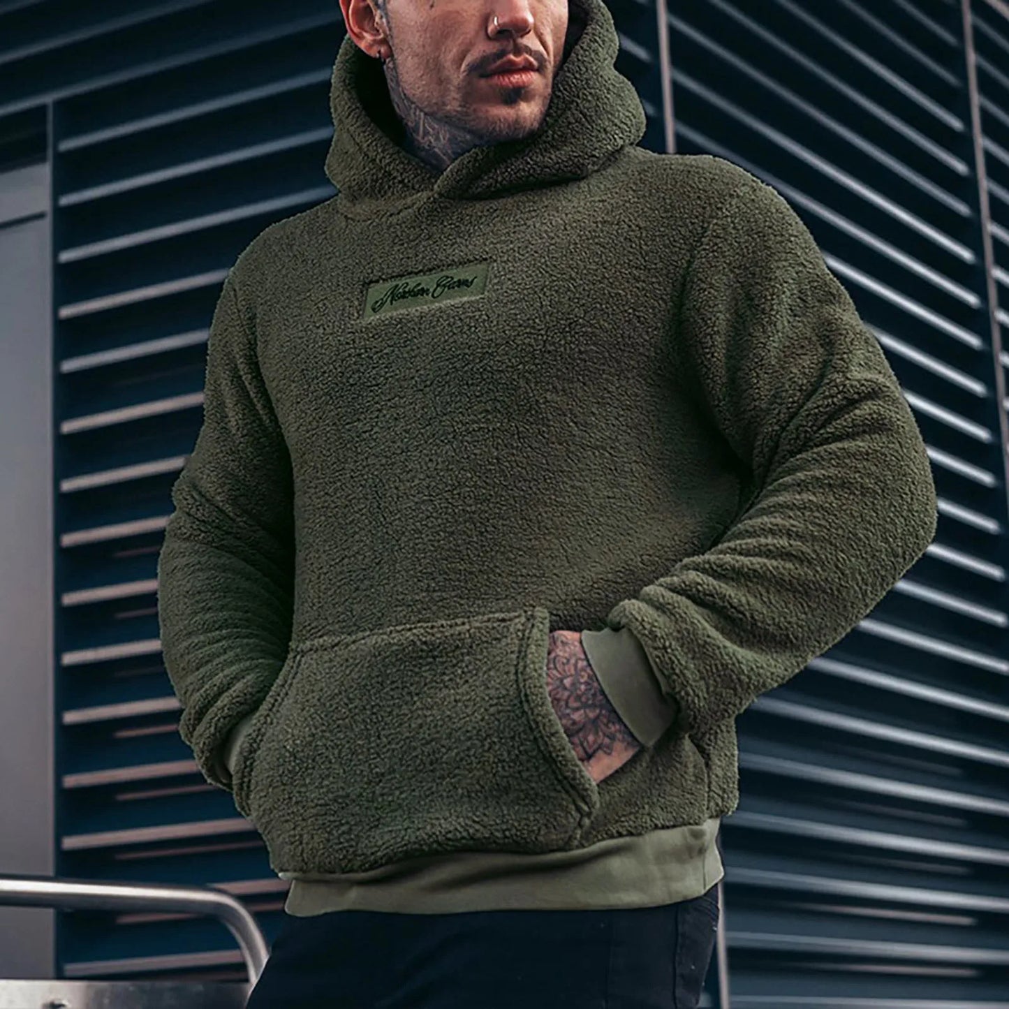 Berg-Feldt | Kapuzensweatshirt mit Premium Komfort Polyester Fleece Modern und Warm