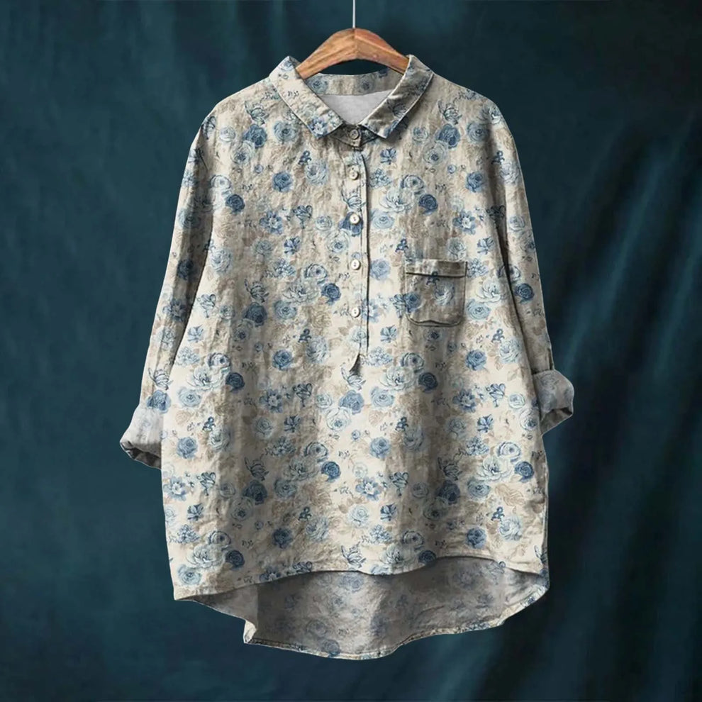 Chemise en lin LOTTA imprimée